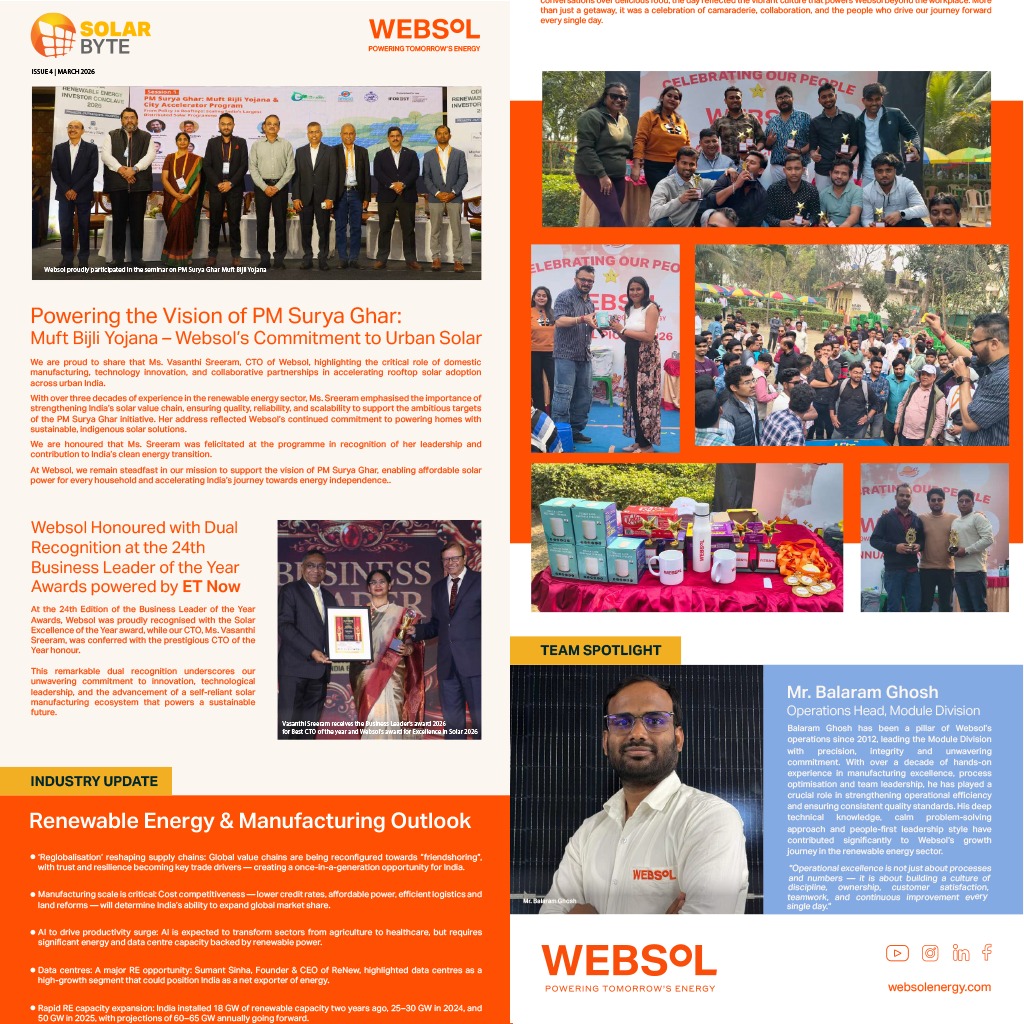 March newsletter websol