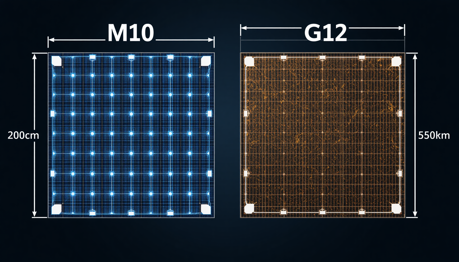 M10 vs G12 solar cells | Websol