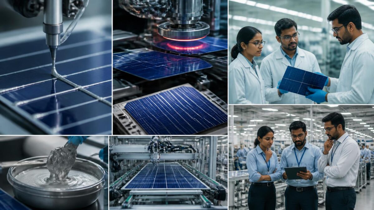 solar cell manufacturing process | Websol