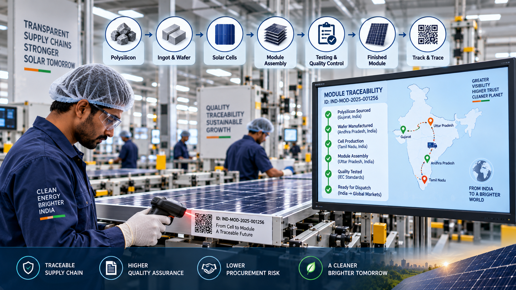 Solar Module Traceability in India How Cell-to-Module Tracking Is Changing PV Procurement